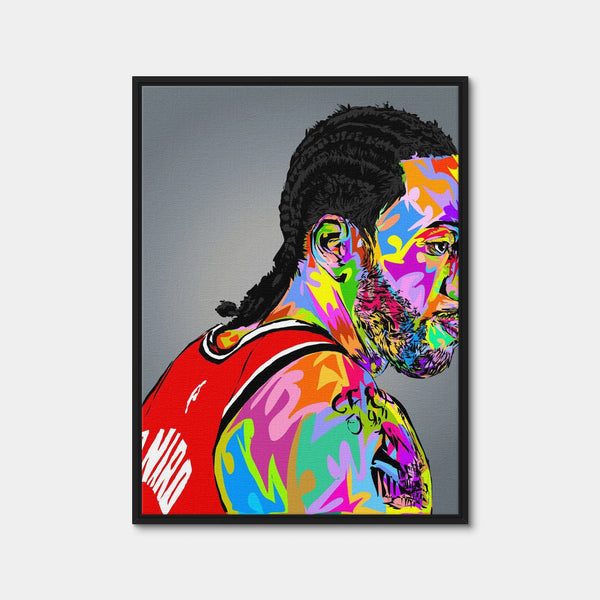 Kawhi Wall Art — Framed Canvas Format preview