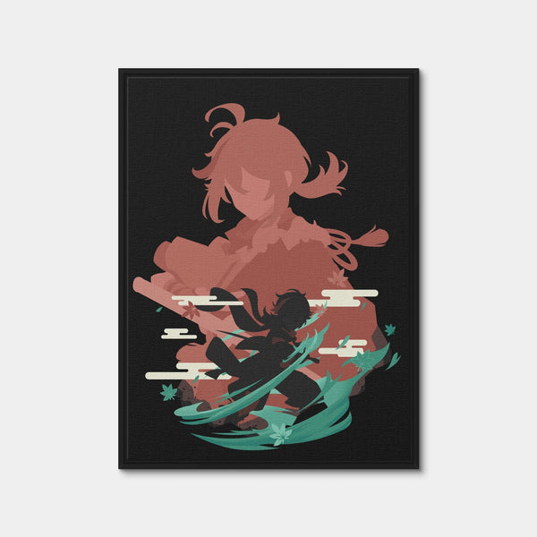Kazuha Wall Art — Framed Canvas Format preview
