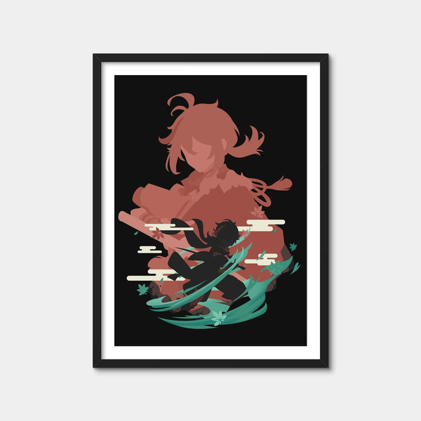 Kazuha Wall Art — Framed Print Format preview
