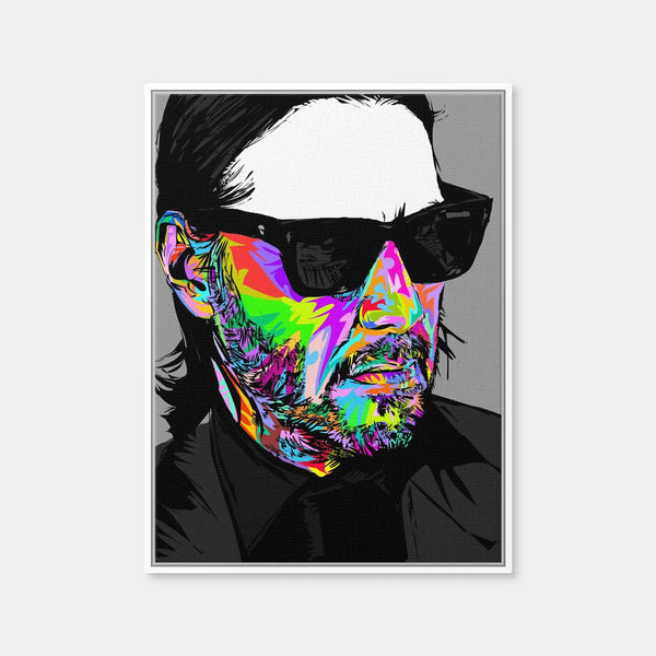 Keanu Wall Art — Framed Canvas Format preview