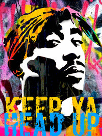 Keep Ya Head Up Wall Art