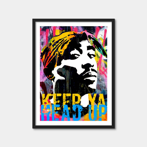Keep Ya Head Up Wall Art — Framed Print Format preview