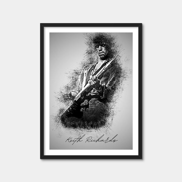 Keith Richards Wall Art — Framed Print Format preview