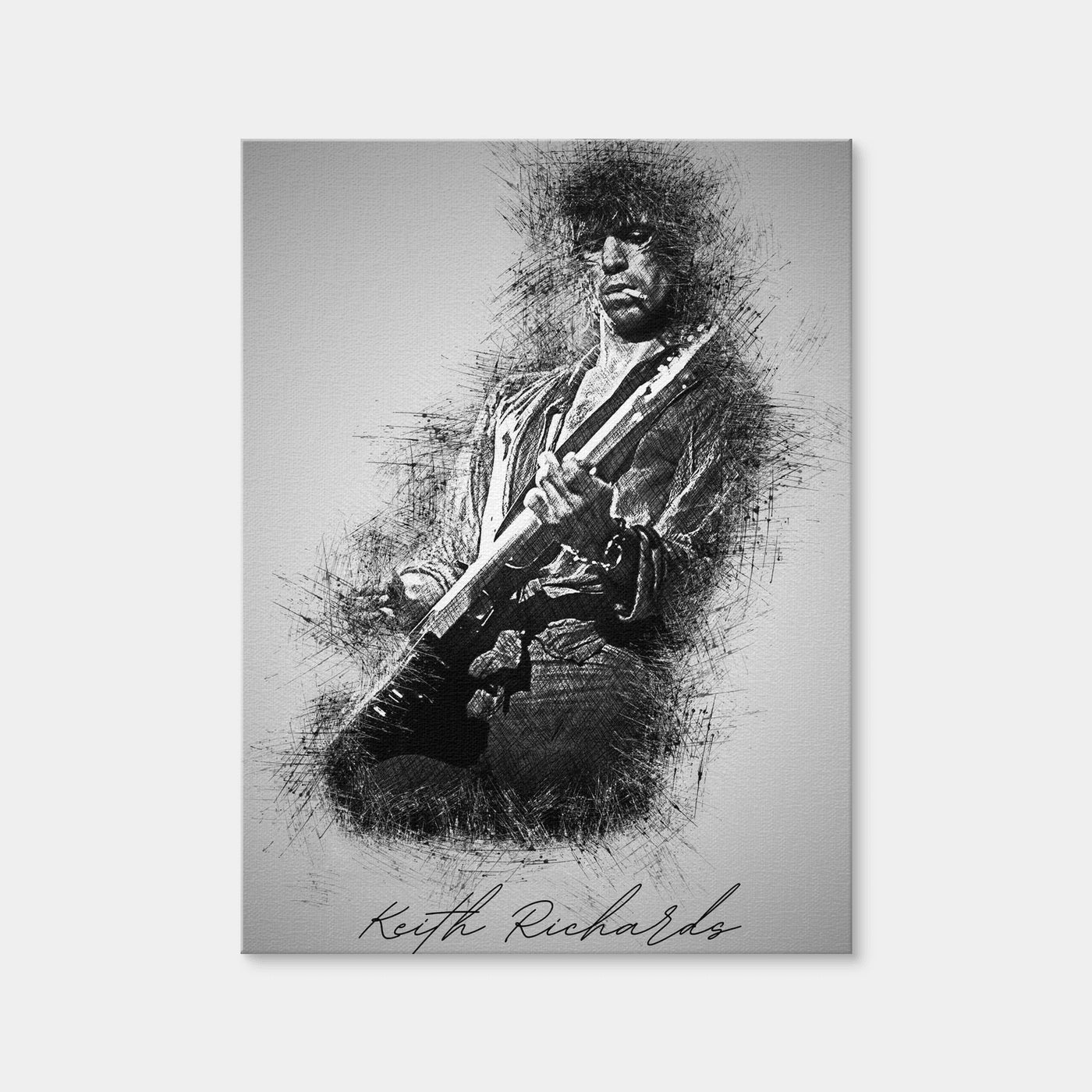 AUTO-MOCKUP WHITE | Keith Richards | 1 Piece | Gallery Wrap Canvas | group=3x4
