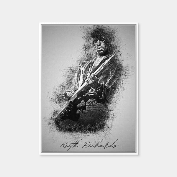 Keith Richards Wall Art — Framed Canvas Format preview