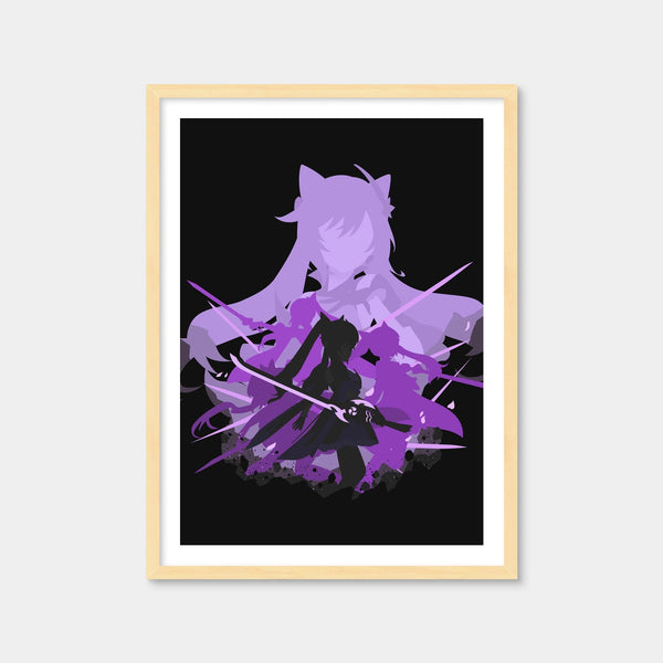 Keqing Wall Art — Framed Print Format preview