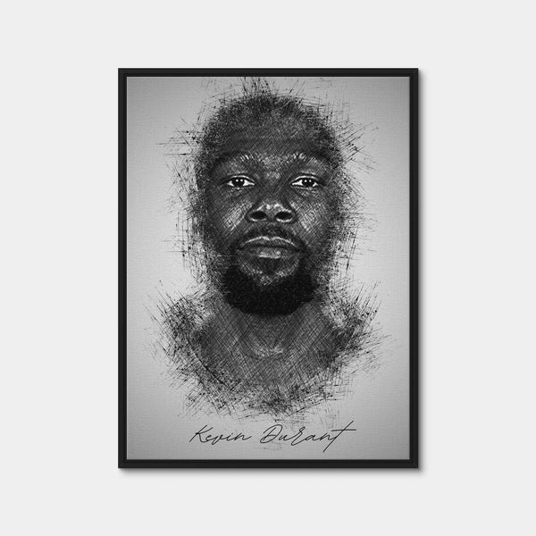 Kevin Durant Wall Art — Framed Canvas Format preview