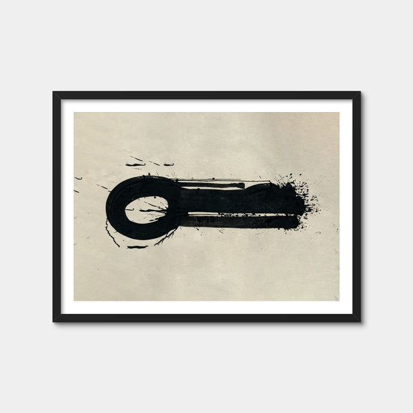 Key Black Wall Art — Framed Print Format preview