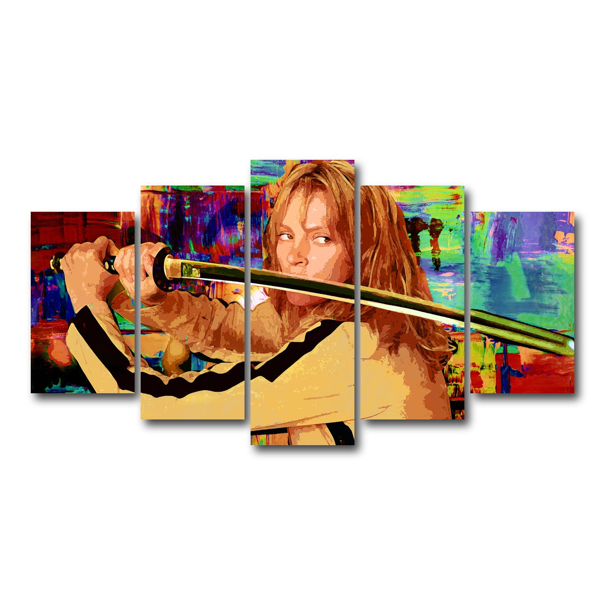 AUTO-MOCKUP WHITE | Kill Bill | 5 Piece | Gallery Wrap Canvas | group=5_normal