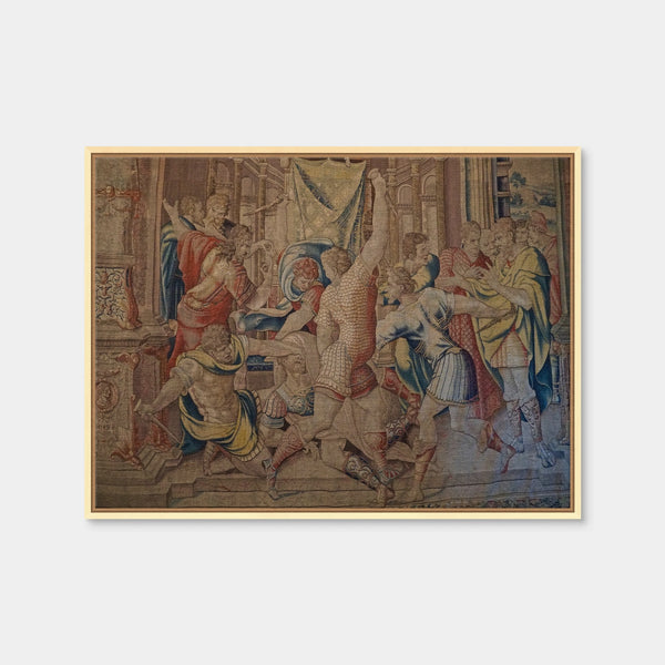Killing of Caesar Tapestry Wall Art — Framed Canvas Format preview