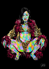 Kim Hard Core Wall Art