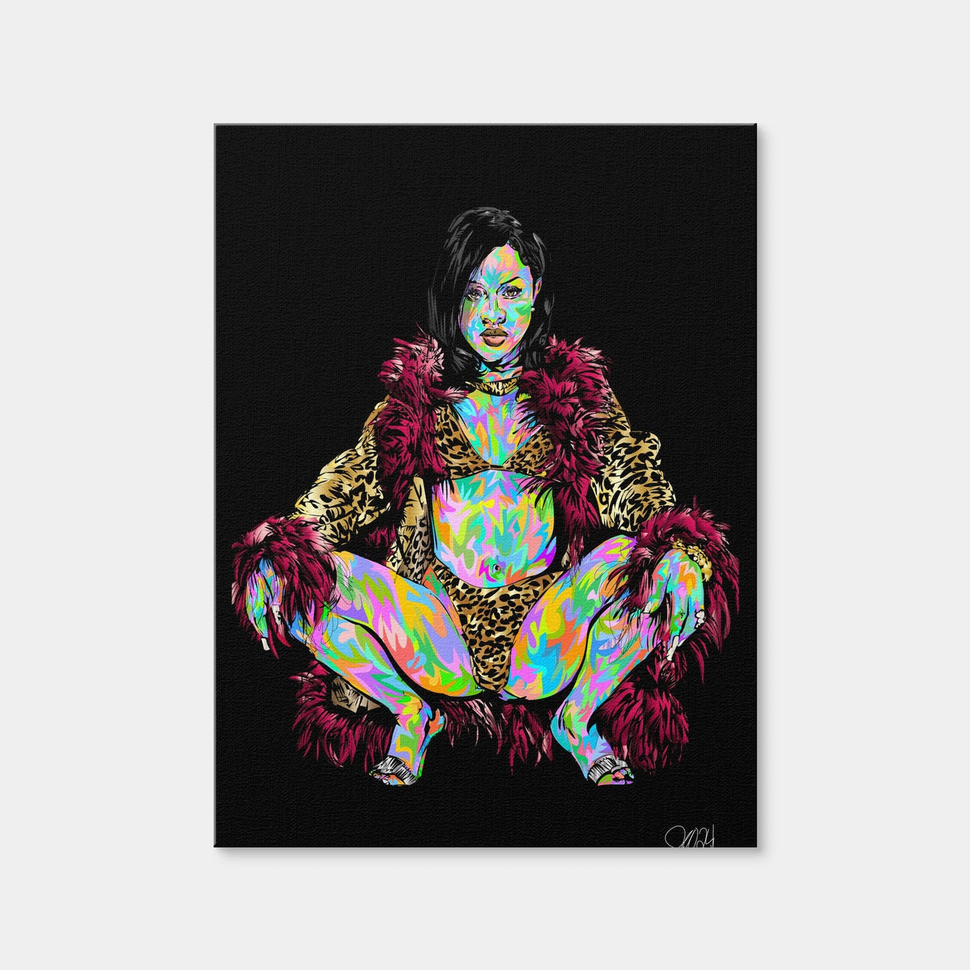 AUTO-MOCKUP WHITE | Kim Hard Core | 1 Piece | Gallery Wrap Canvas | group=3x4