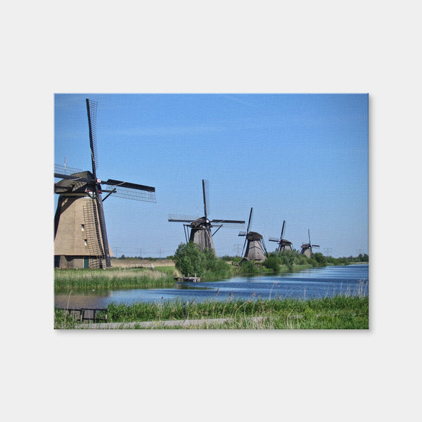Kinderdijk, Netherlands Wall Art — Canvas Wrap Format preview