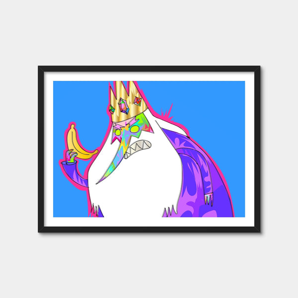 King Banana Wall Art — Framed Print Format preview