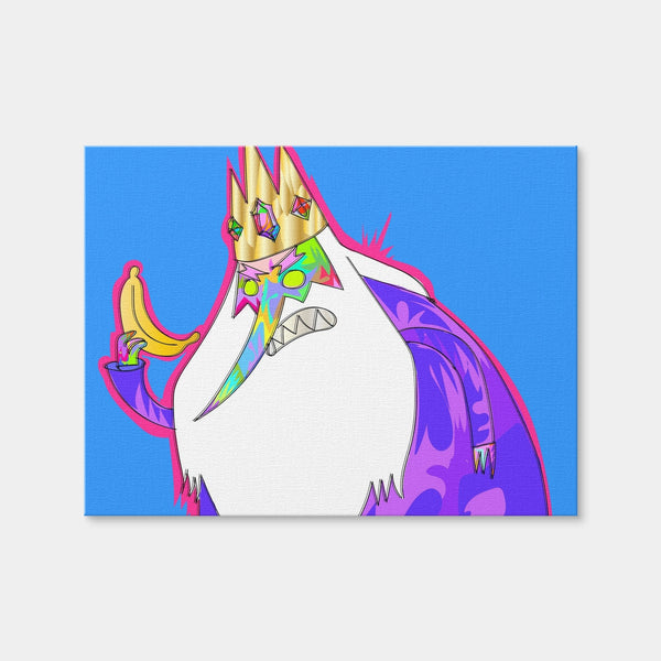 King Banana Wall Art — Canvas Wrap Format preview