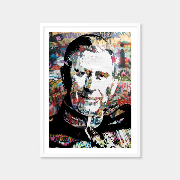 King Charles Graffiti Wall Art — Framed Print Format preview