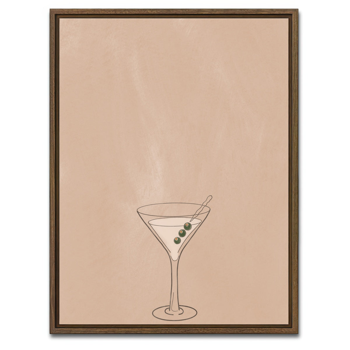 AUTO-MOCKUP WHITE | Kiss French Variant 2 | 1 Piece | Walnut Framed Canvas | group=3x4