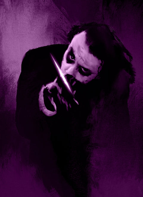 Knife Clown Wall Art