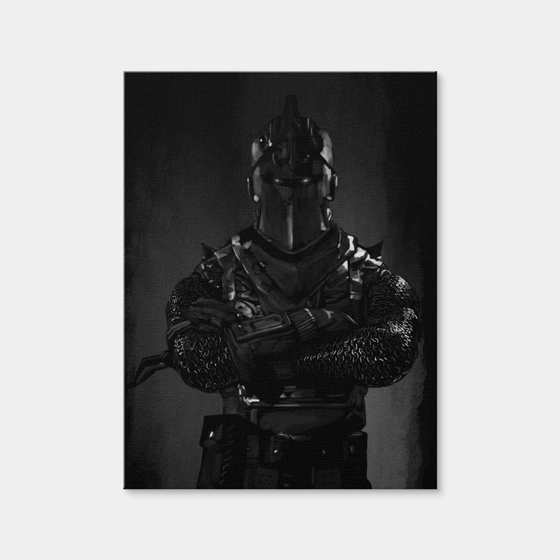 AUTO-MOCKUP WHITE | Knight Character | 1 Piece | Gallery Wrap Canvas | group=3x4