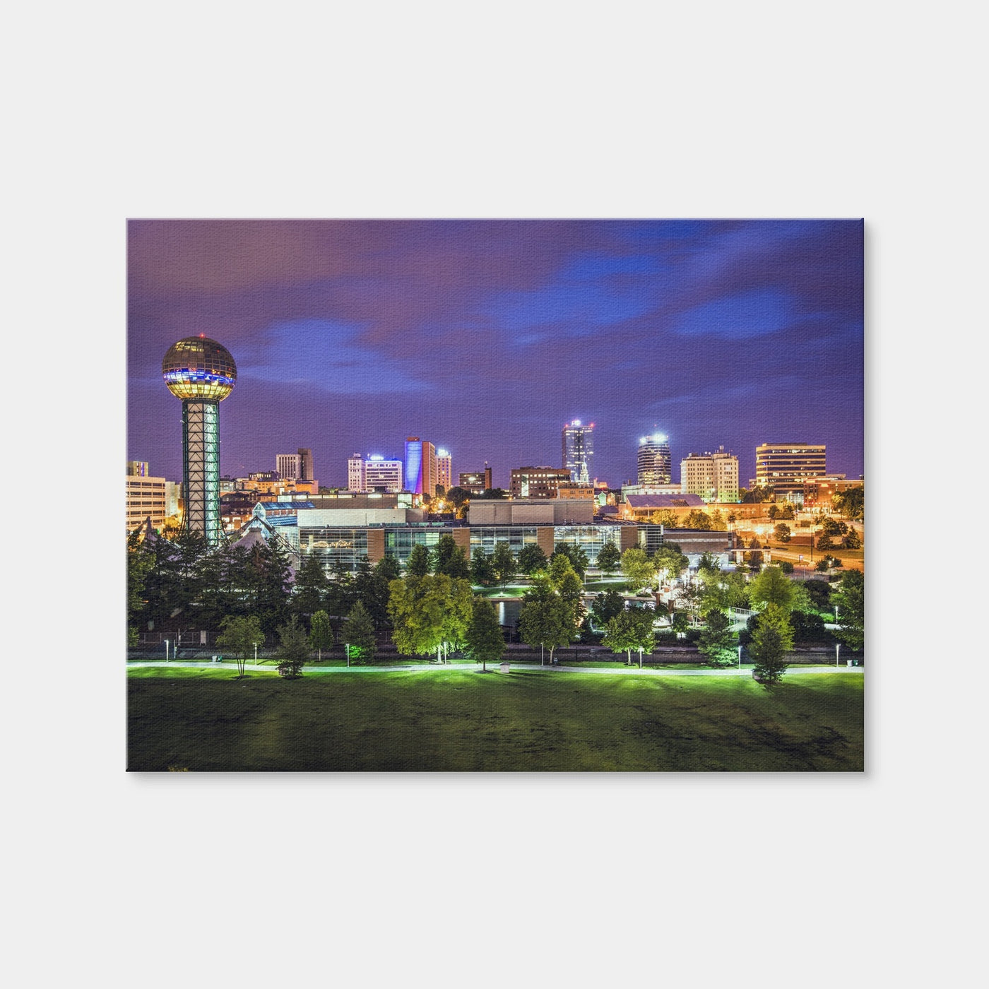 AUTO-MOCKUP WHITE | Knoxville Downtown | 1 Piece | Gallery Wrap Canvas | group=4x3