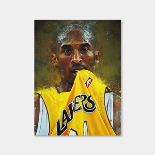 AUTO-MOCKUP WHITE | Kobe Bryant Paint | 1 Piece | Gallery Wrap Canvas | group=3x4
