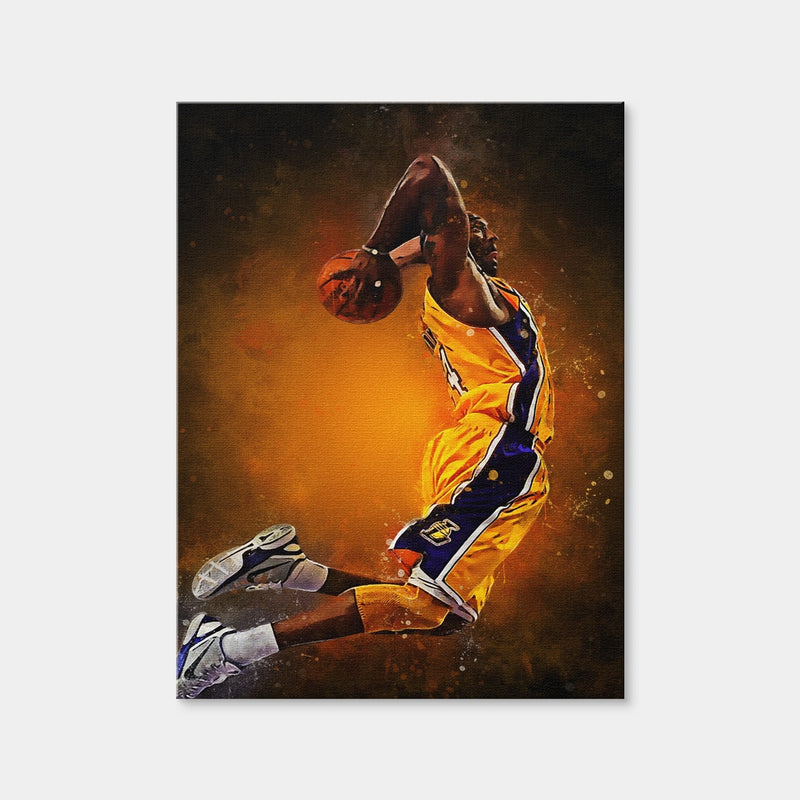 AUTO-MOCKUP WHITE | Kobe Bryant Painting | 1 Piece | Gallery Wrap Canvas | group=3x4