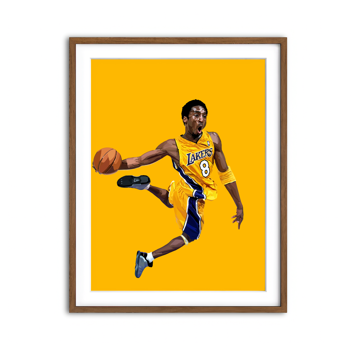 Framed Print 3x4 Walnut