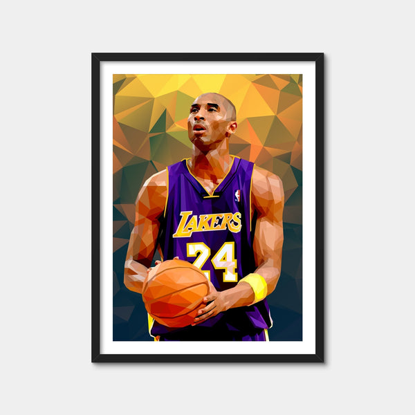 Kobe Orange Wall Art — Framed Print Format preview