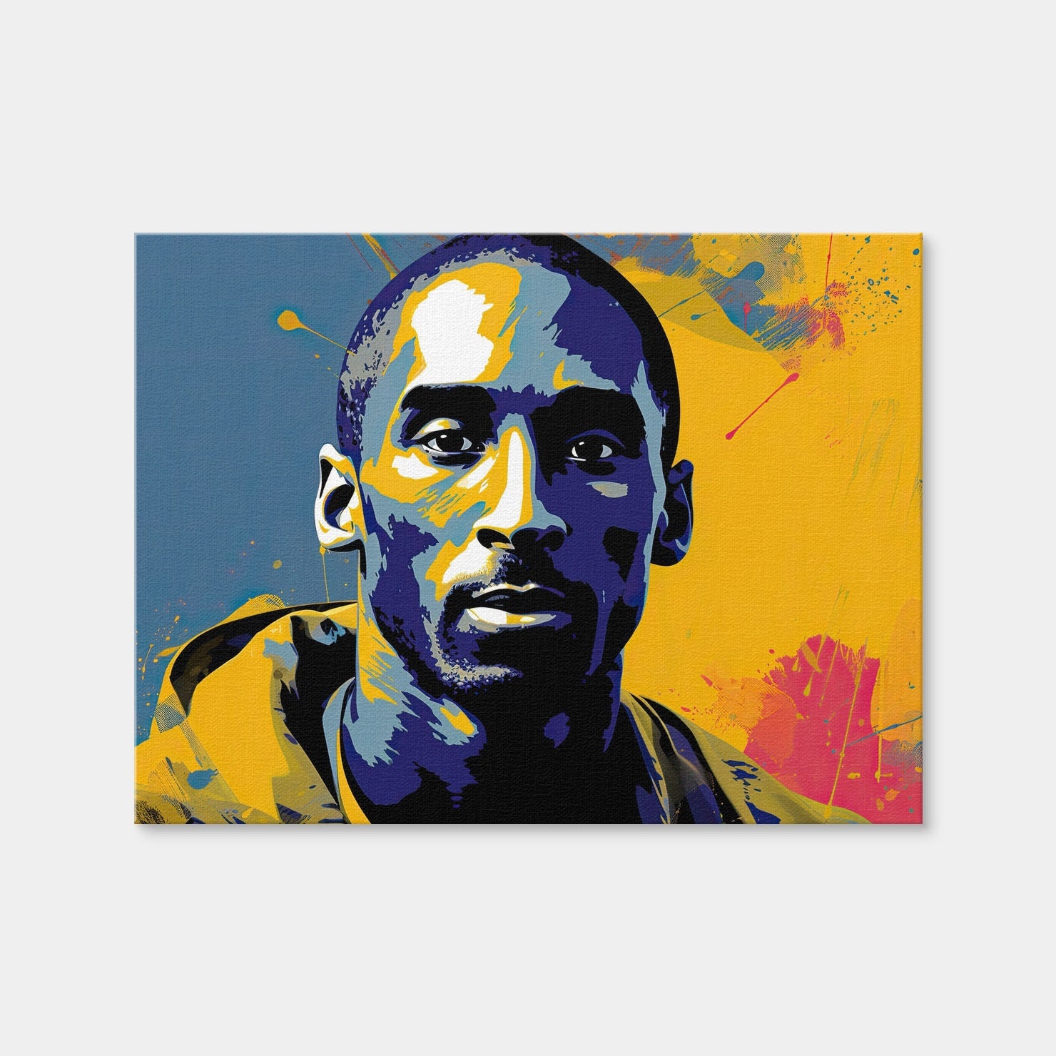 AUTO-MOCKUP WHITE | Kobe Warhol Style | 1 Piece | Gallery Wrap Canvas | group=4x3
