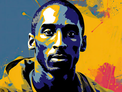 Kobe Warhol style Wall Art