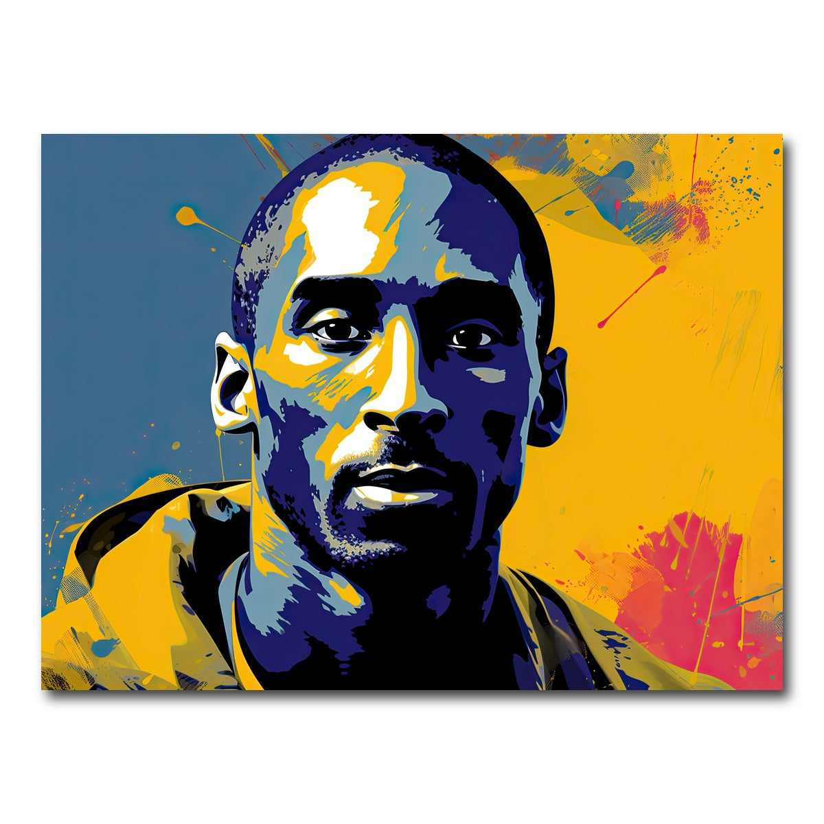 AUTO-MOCKUP WHITE | Kobe Warhol style | 1 Piece | Gallery Wrap Canvas | group=4x3