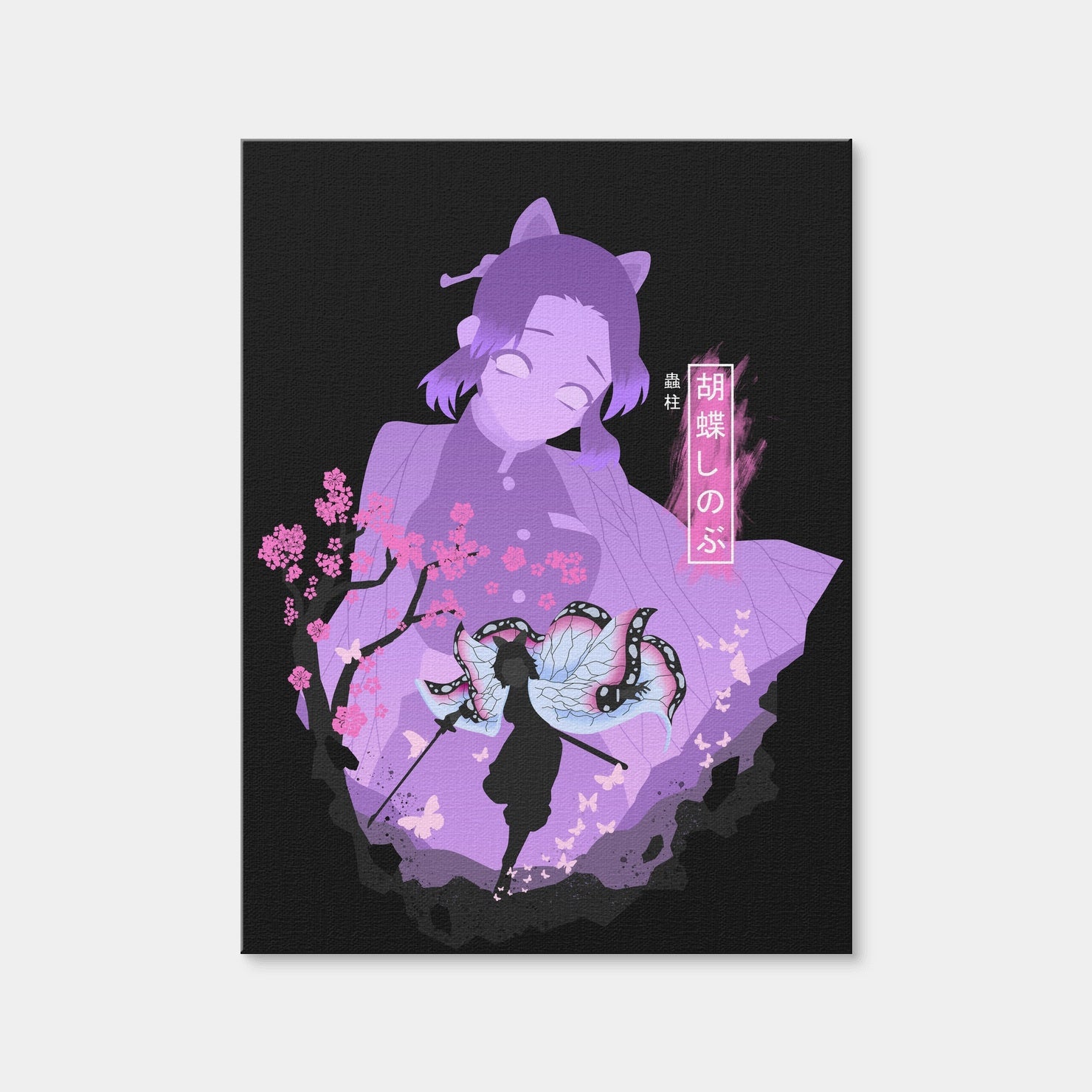 AUTO-MOCKUP WHITE | Kocho Shinobu | 1 Piece | Gallery Wrap Canvas | group=3x4