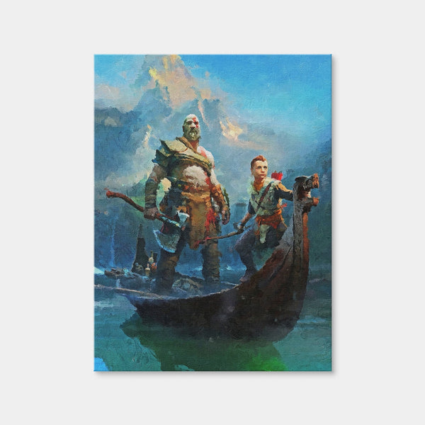 Kratos Wall Art — Canvas Wrap Format preview