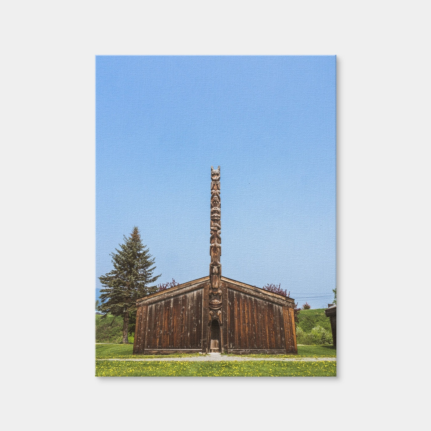 AUTO-MOCKUP WHITE | Ksan First Nations Canada 1 | 1 Piece | Gallery Wrap Canvas | group=3x4