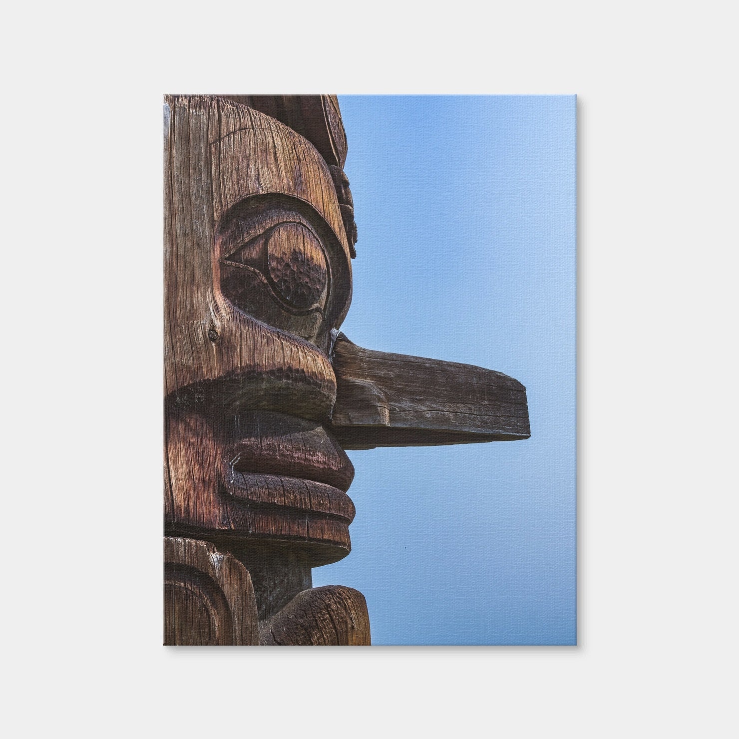 AUTO-MOCKUP WHITE | Ksan First Nations Canada 2 | 1 Piece | Gallery Wrap Canvas | group=3x4