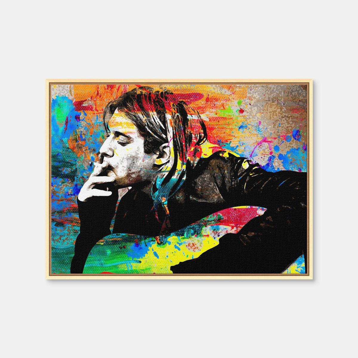 Cuadro De Kurt Cobain Para Decoración Del Hogar, Lienzo Nórdico, Arte De Pared, Cartel E