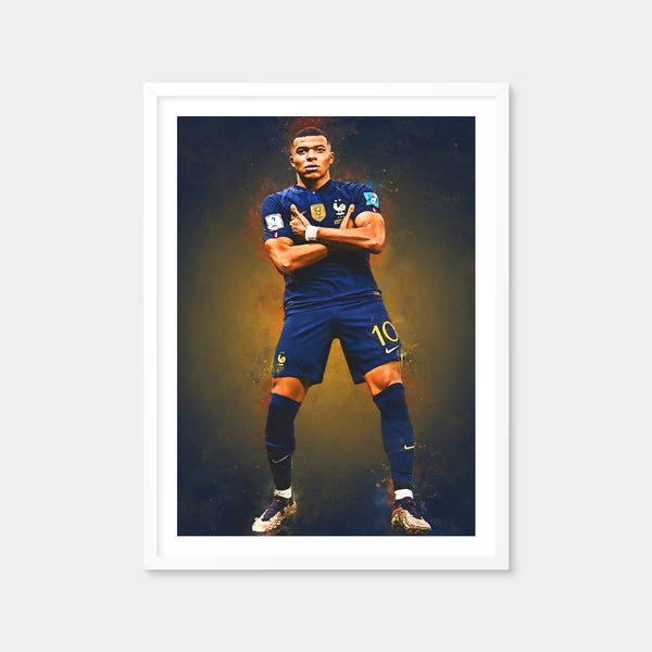 Kylian Mbappe Wall Art — Framed Print Format preview