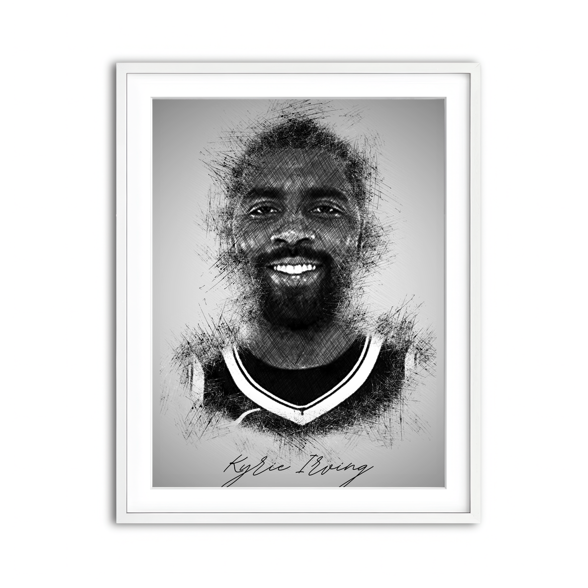 Framed Print 3x4 White