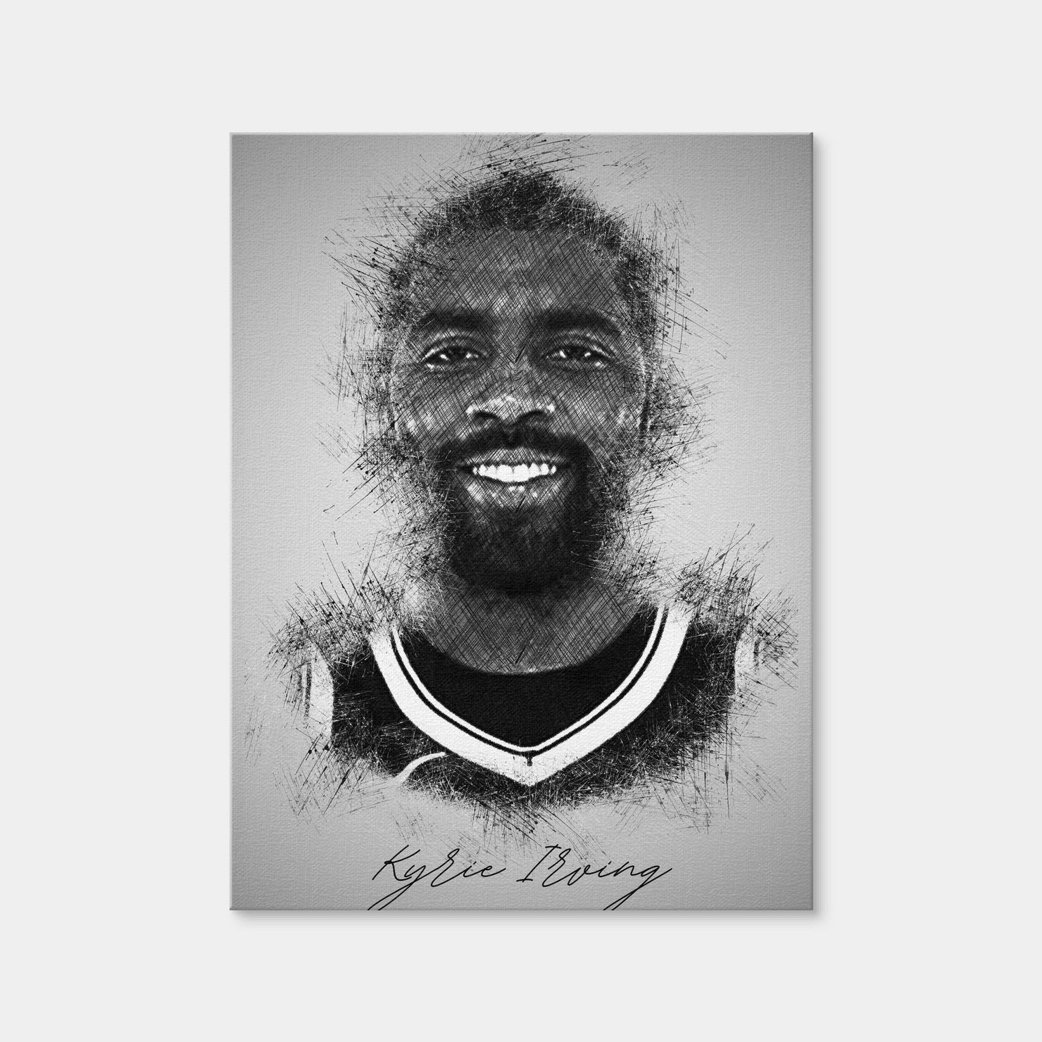 AUTO-MOCKUP WHITE | Kyrie Irving | 1 Piece | Gallery Wrap Canvas | group=3x4
