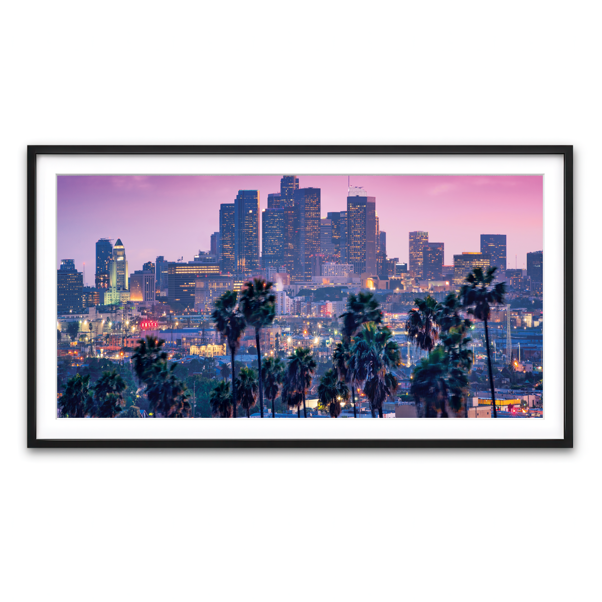 Framed Print 2x1 Black