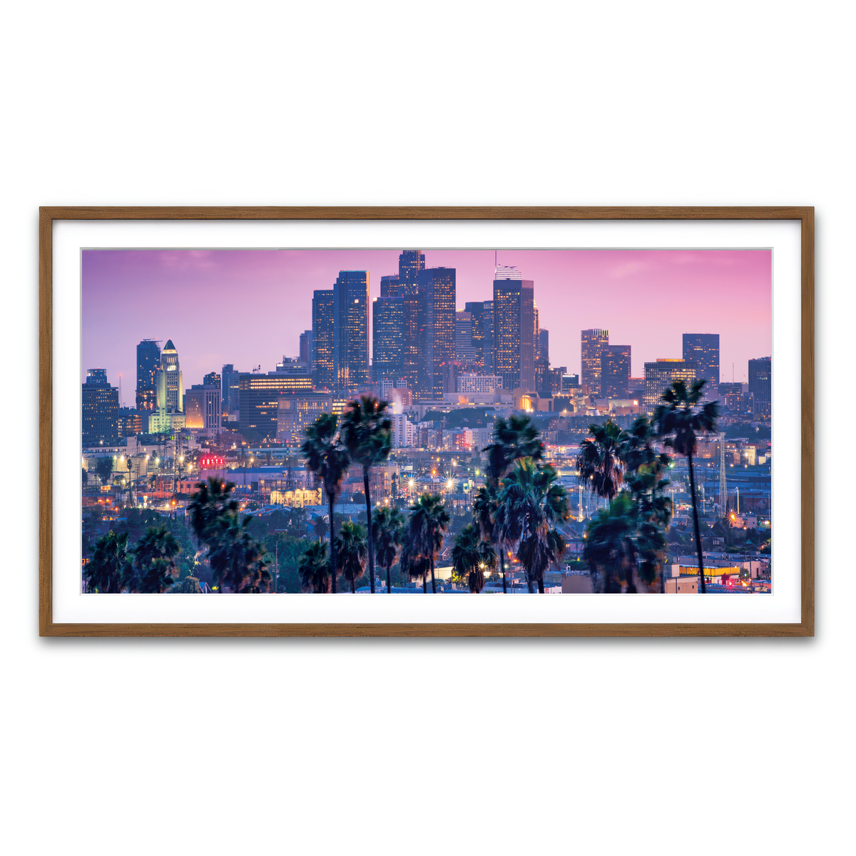 Framed Print 2x1 Walnut