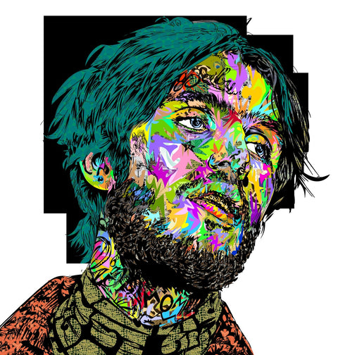 LIL PEEP Color Wall Art