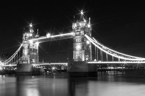 LONDON Tower Bridge at Night Wall Art