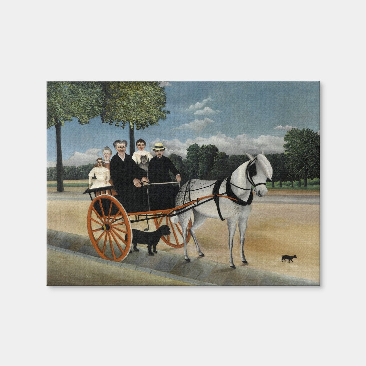 AUTO-MOCKUP WHITE | La Carriole du pere Junier | 1 Piece | Gallery Wrap Canvas | group=4x3