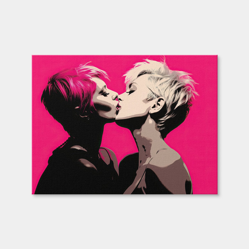 AUTO-MOCKUP WHITE | Lady Gaga & Pink | 1 Piece | Gallery Wrap Canvas | group=4x3