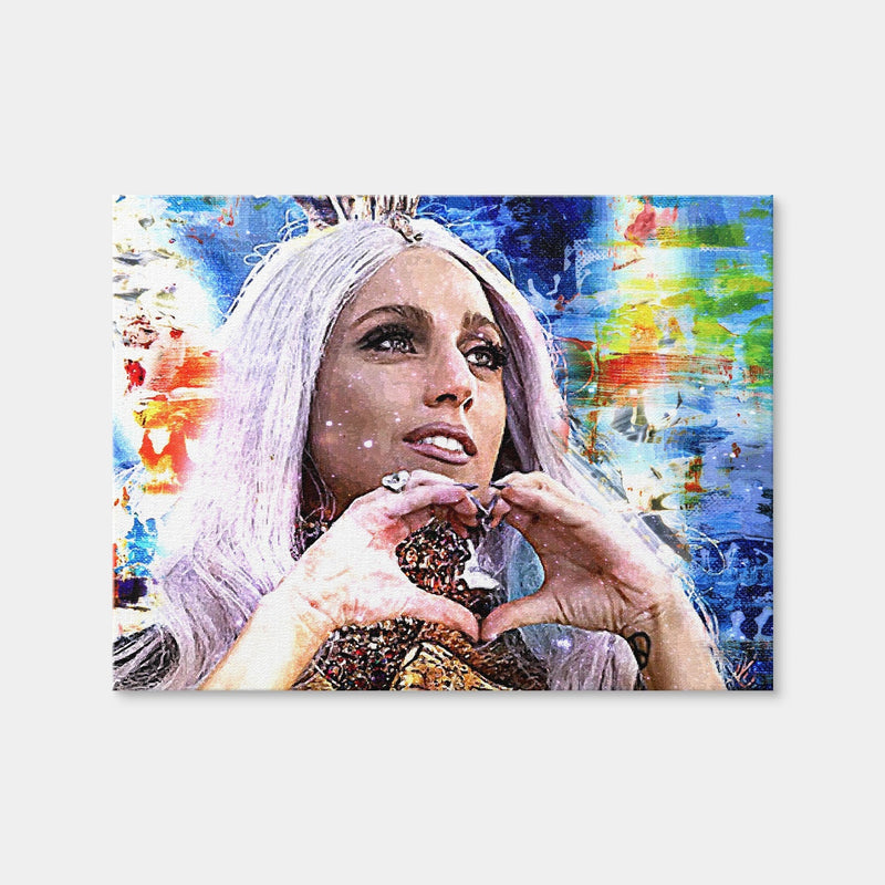 AUTO-MOCKUP WHITE | Lady Gaga | 1 Piece | Gallery Wrap Canvas | group=4x3