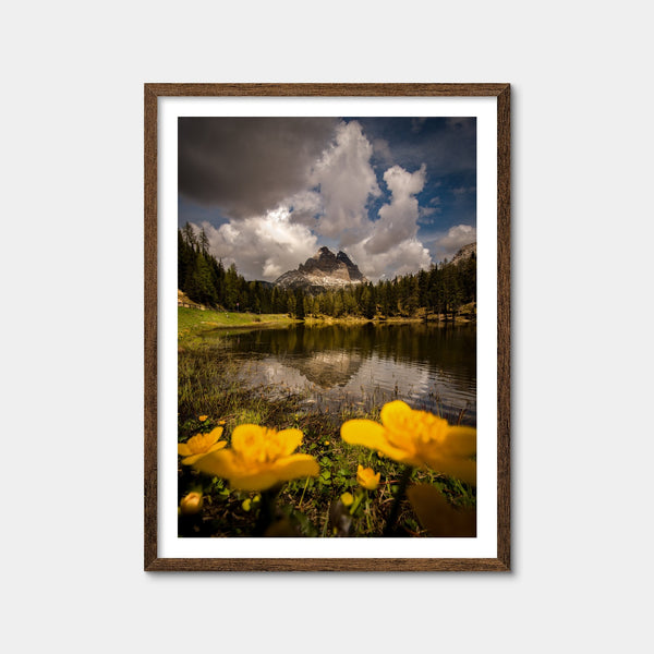Lake Antorno Wall Art — Framed Print Format preview
