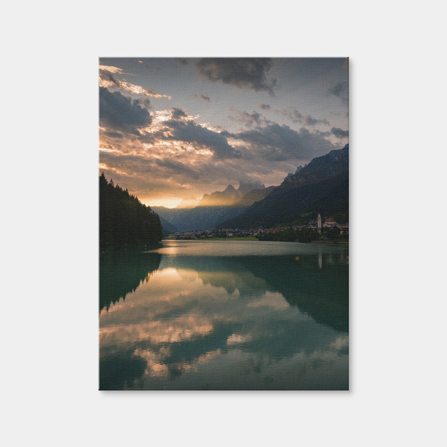 AUTO-MOCKUP WHITE | Lake Auronzo | 1 Piece | Gallery Wrap Canvas | group=3x4