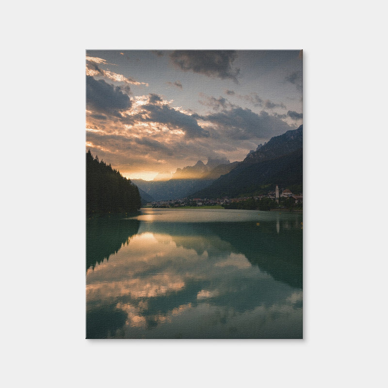 AUTO-MOCKUP WHITE | Lake Auronzo | 1 Piece | Gallery Wrap Canvas | group=3x4