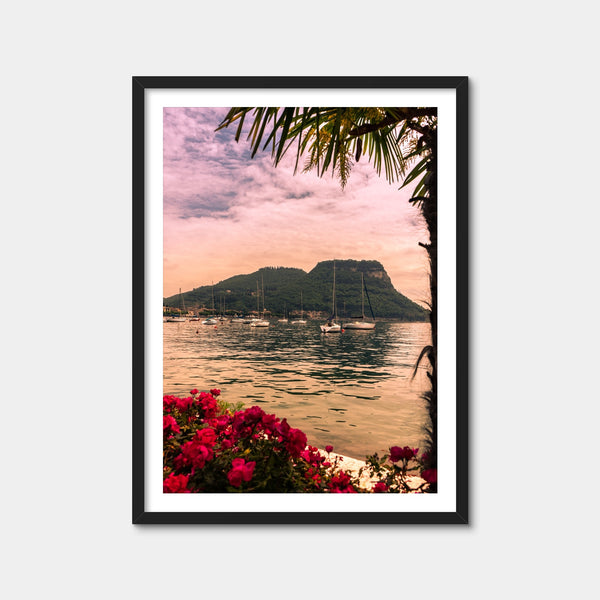 Lake Garda Boats Wall Art — Framed Print Format preview